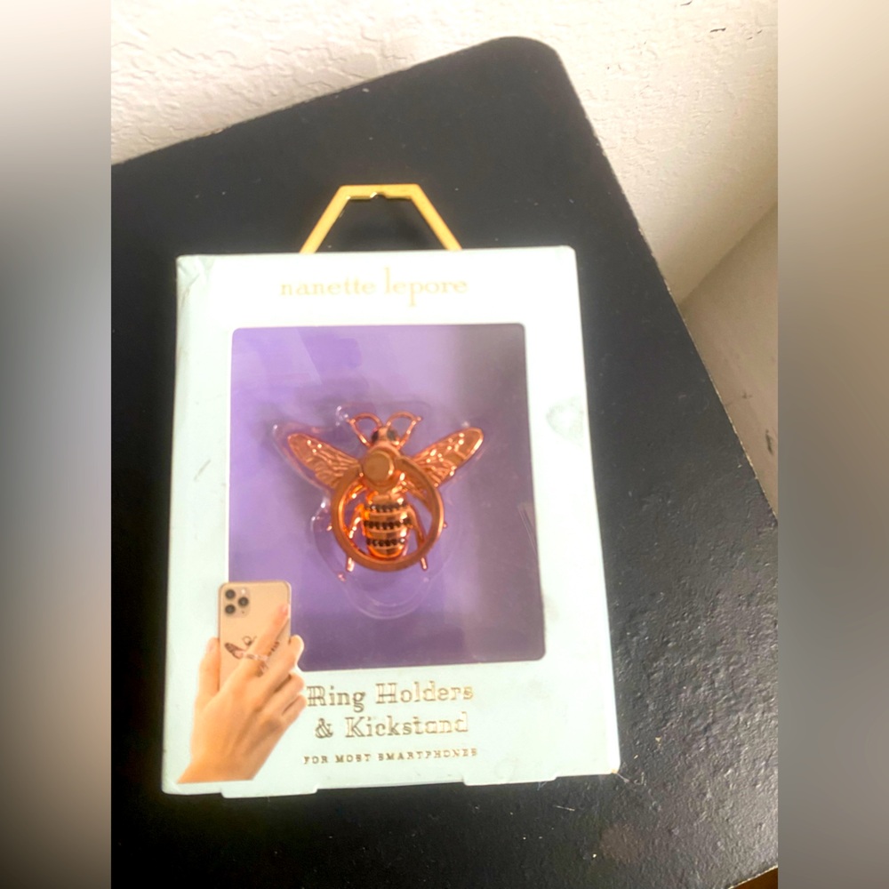 Nanette Lepore Orange Bee Ring Holder
